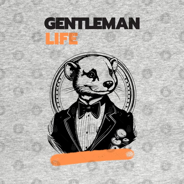 Funny Mouse Gentleman Life Cool by Wifspin